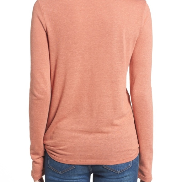 NWT Madewell Soundcheck Side TieTee in Apricot - Picture 2 of 3